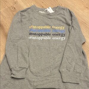 Livi Active Gray Crew Neck Sweater